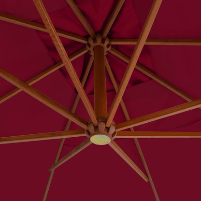 Cantilever Garden Parasol | Bordeaux red