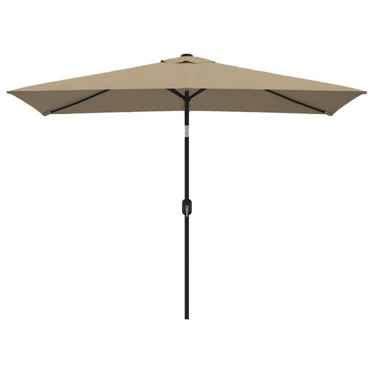 Garden Parasol | Taupe | Polyester fabric | Large | Tiltable