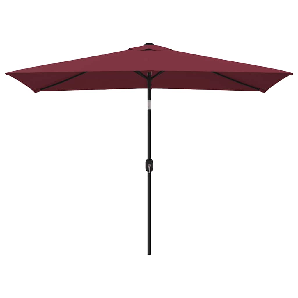 Garden Parasol | Bordeaux Red | Polyester fabric, Steel pole | Medium