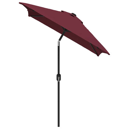 Garden Parasol | Bordeaux Red | Polyester fabric, Steel pole | Medium