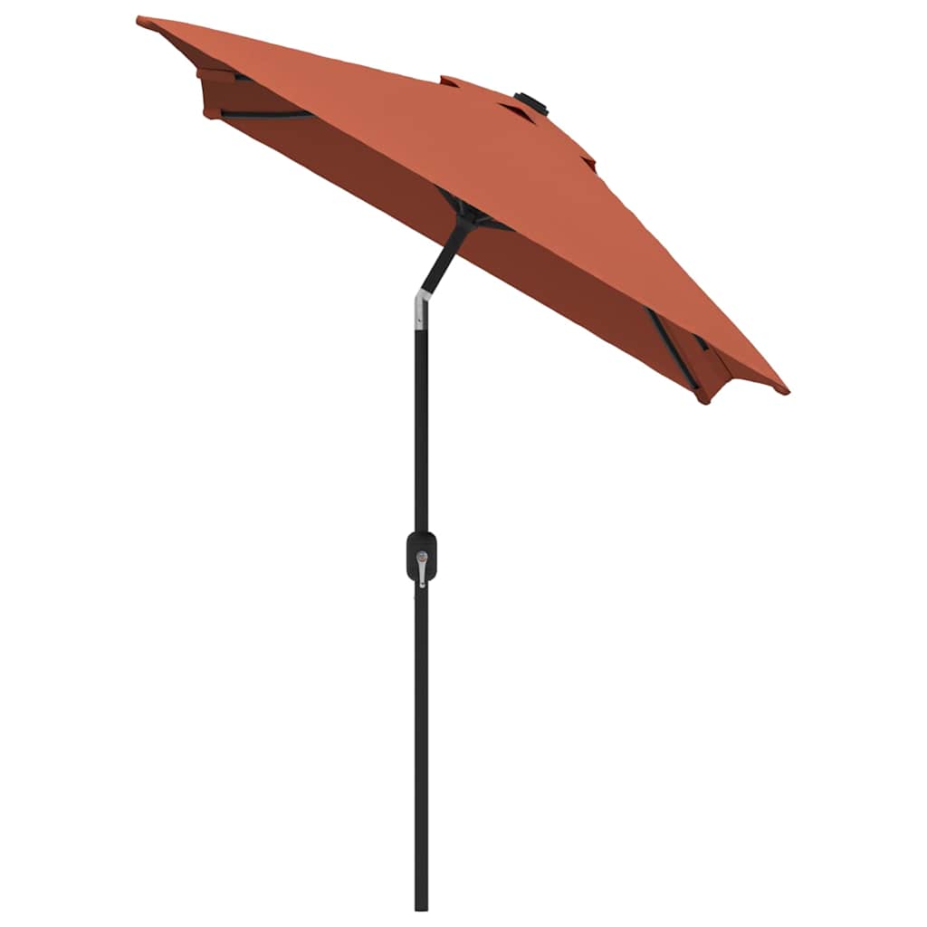 Garden Parasol | Terracotta | Polyester | 300x200 cm | Tiltable