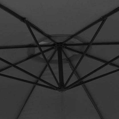 Cantilever Garden Parasol with Aluminium Pole 350 cm Anthracite
