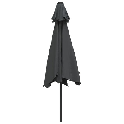 Garden Parasol | Anthracite | Polyester and Steel | Large | Collapsible
