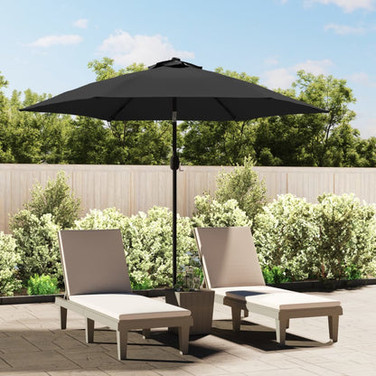 Garden Parasol | Anthracite | Polyester and Steel | Large | Collapsible