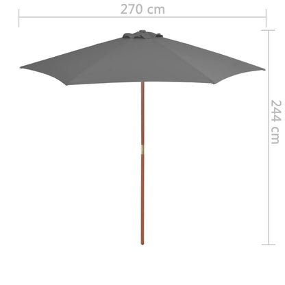 Garden Parasol | Anthracite
