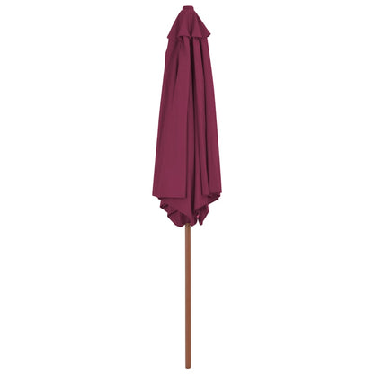 Garden Parasol | Bordeaux red