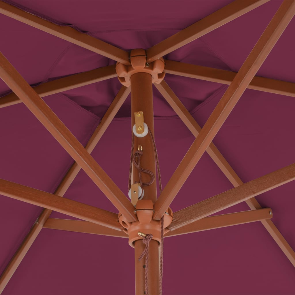 Garden Parasol | Bordeaux red