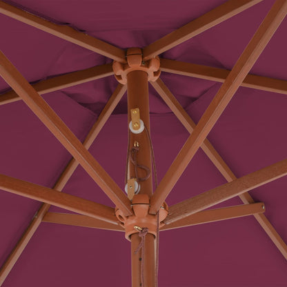 Garden Parasol | Bordeaux red