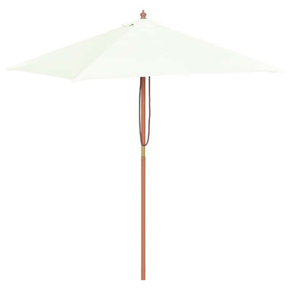 Garden Parasol | Sand | Laminated bamboo and hardwood, Polyester