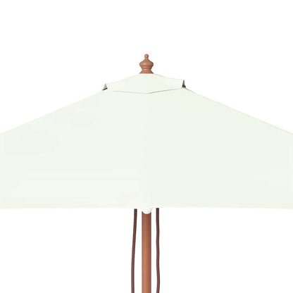 Garden Parasol | Sand | Laminated bamboo and hardwood, Polyester
