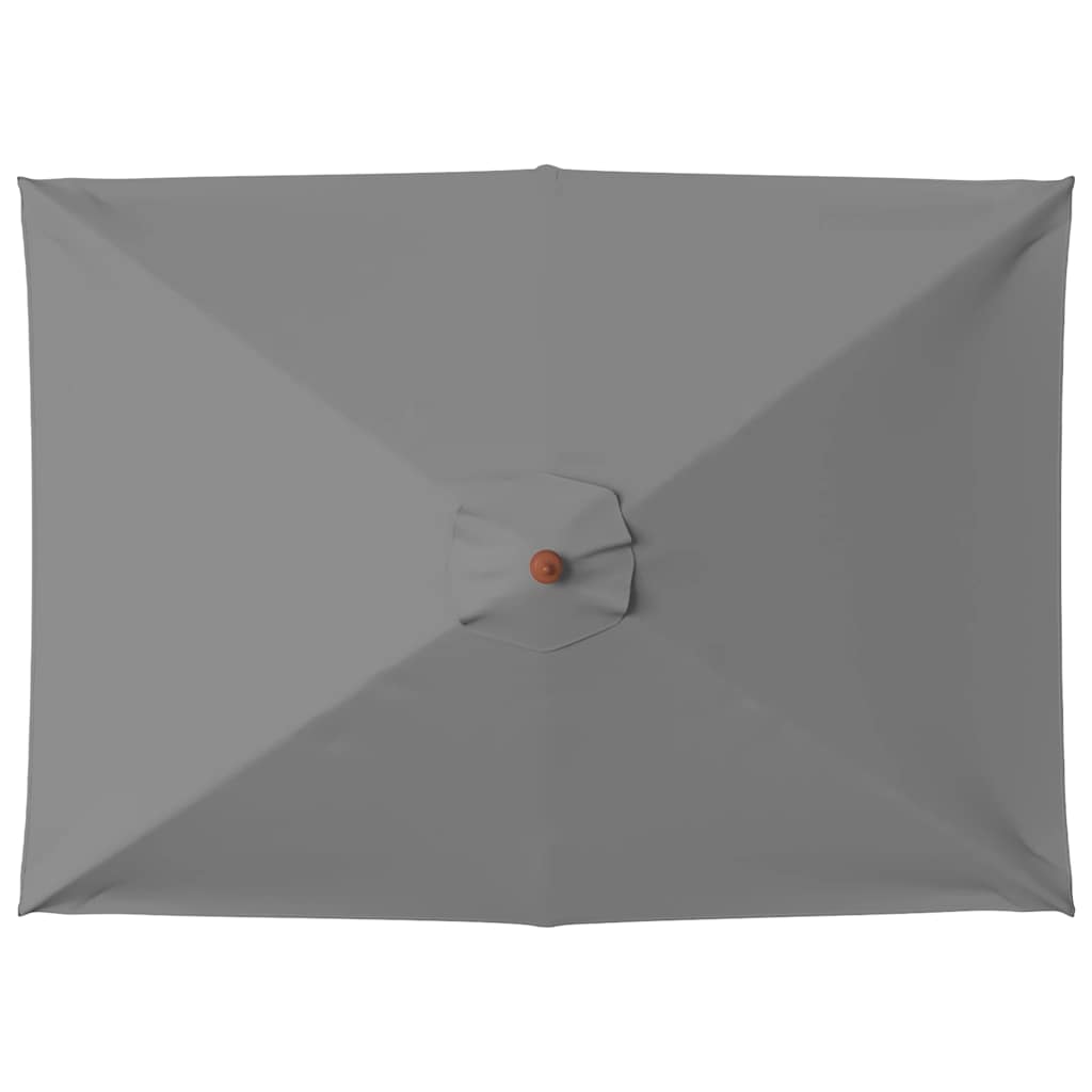 Garden Parasol | Anthracite | Polyester, Laminated bamboo, Hardwood