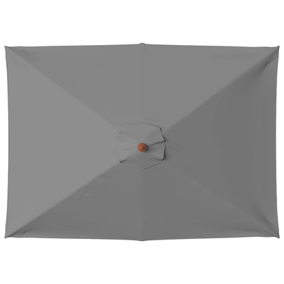 Garden Parasol | Anthracite | Polyester, Laminated bamboo, Hardwood