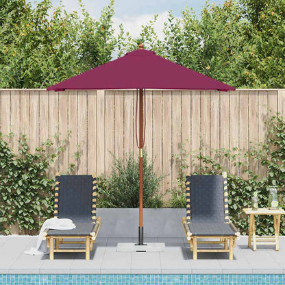 Garden Parasol | Bordeaux Red