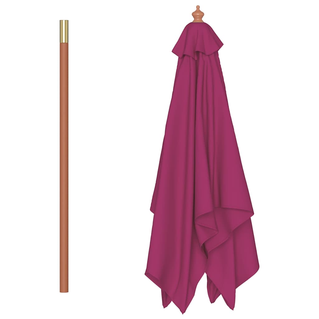 Garden Parasol | Bordeaux Red