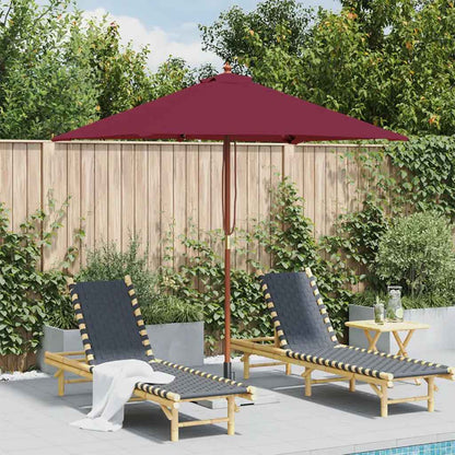 Garden Parasol | Bordeaux Red
