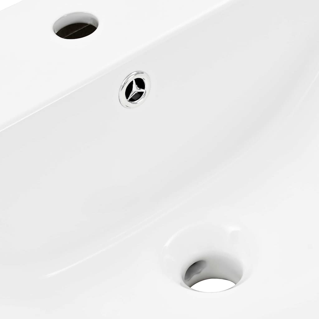 Basin White 56 x 48 x 42 cm Glazed Ceramic