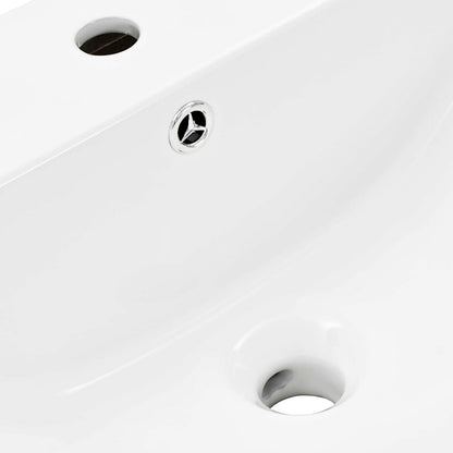 Basin White 56 x 48 x 42 cm Glazed Ceramic