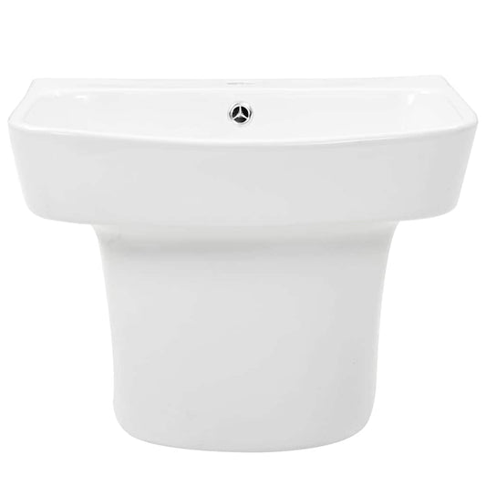 Basin White 50 x 45 x 41 cm Glazed Ceramic