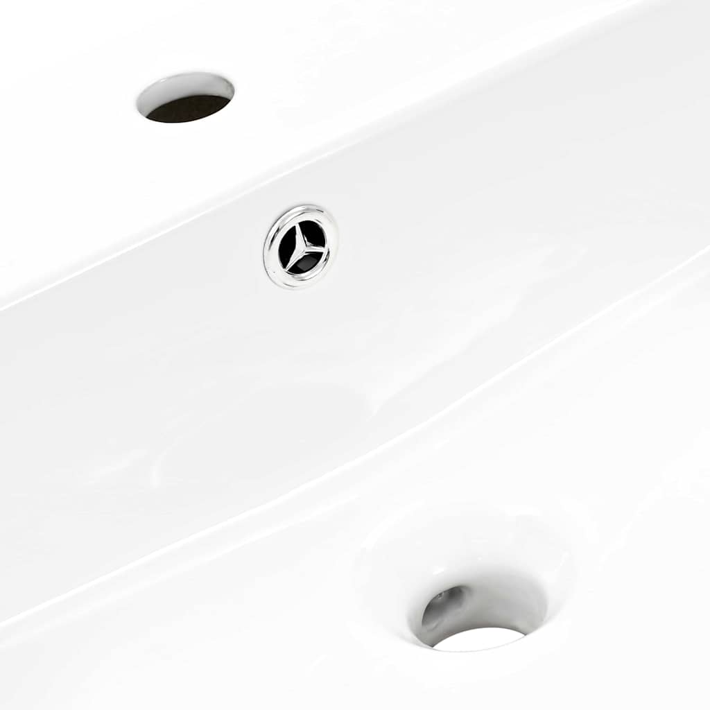 Basin White 47 x 45 x 37 cm Glazed Ceramic