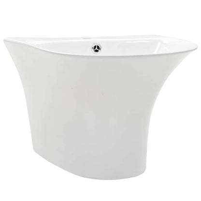 Basin White 47 x 45 x 37 cm Glazed Ceramic