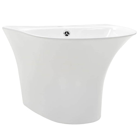 Basin White 47 x 45 x 37 cm Glazed Ceramic