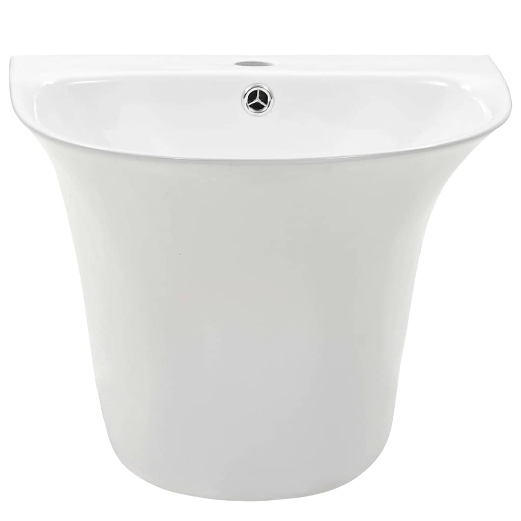 Basin White 47 x 45 x 37 cm Glazed Ceramic