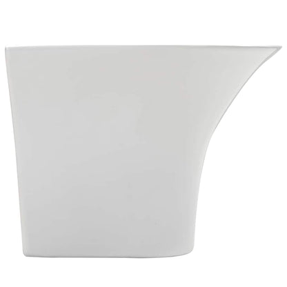 Basin White 47 x 45 x 37 cm Glazed Ceramic