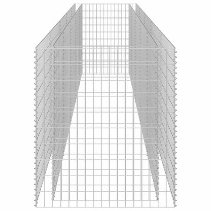 Gabion Raised Bed Galvanised Steel 450x90x100 cm