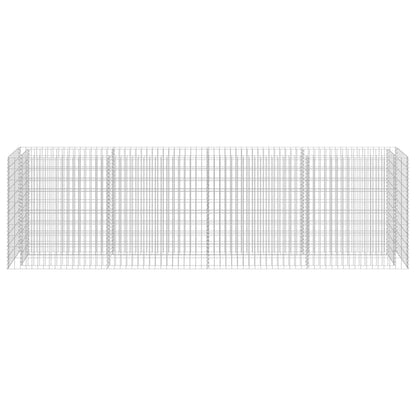 Gabion Raised Bed Galvanised Steel 360x50x100 cm