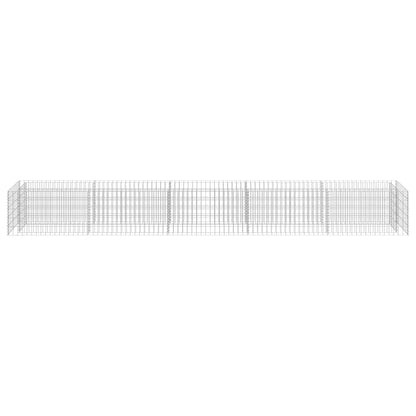 Gabion Raised Bed Galvanised Steel 450x50x50 cm