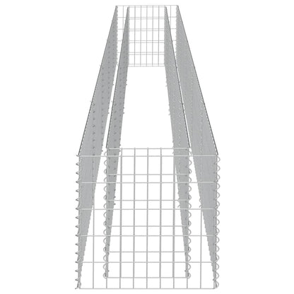 Gabion Raised Bed Galvanised Steel 450x50x50 cm