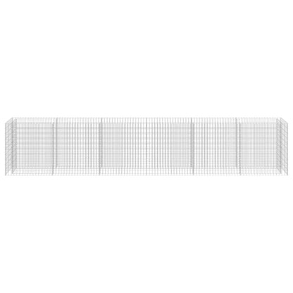 Gabion Raised Bed Galvanised Steel 540x50x100 cm