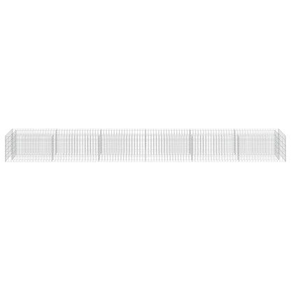 Gabion Raised Bed Galvanised Steel 540x50x50 cm