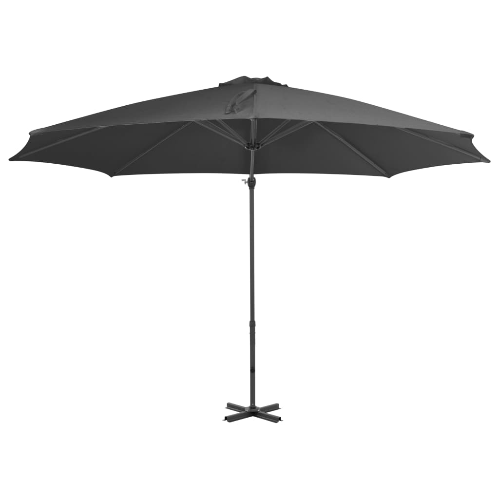 Cantilever Garden Parasol | Anthracite | Polyester, Aluminium | Large