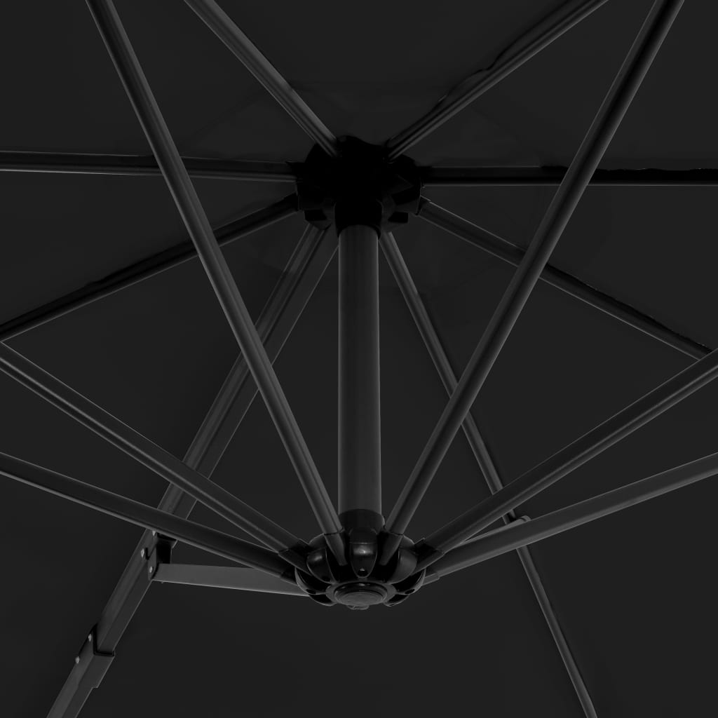Cantilever Garden Parasol | Anthracite | Polyester, Aluminium | Large
