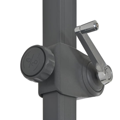 Cantilever Garden Parasol | Anthracite | Polyester, Aluminium | Large