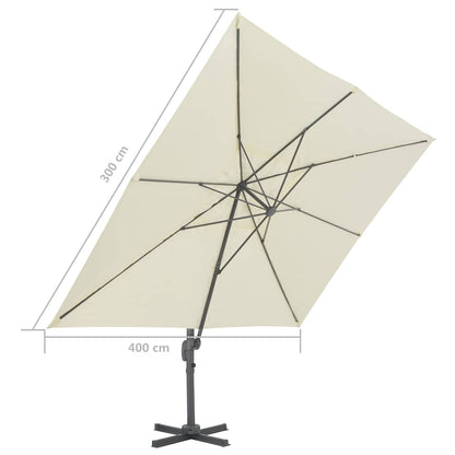 Cantilever Garden Parasol | Sand