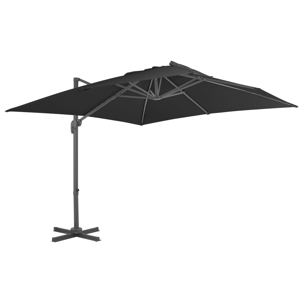 Cantilever Garden Parasol | Anthracite | Aluminium, Polyester | Large
