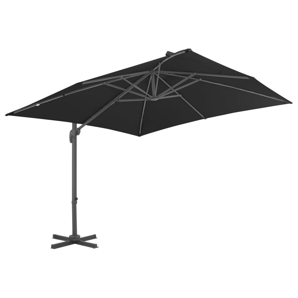 Cantilever Garden Parasol | Anthracite | Aluminium, Polyester | Large