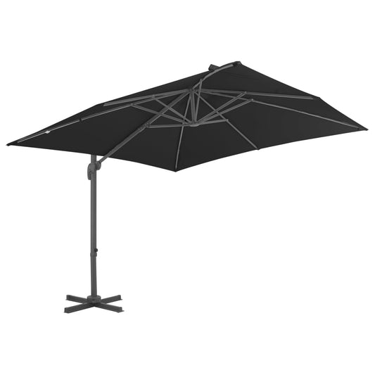 Cantilever Garden Parasol with Aluminium Pole 300x300 cm Anthracite
