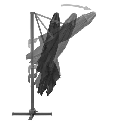 Cantilever Garden Parasol | Anthracite | Aluminium, Polyester | Large