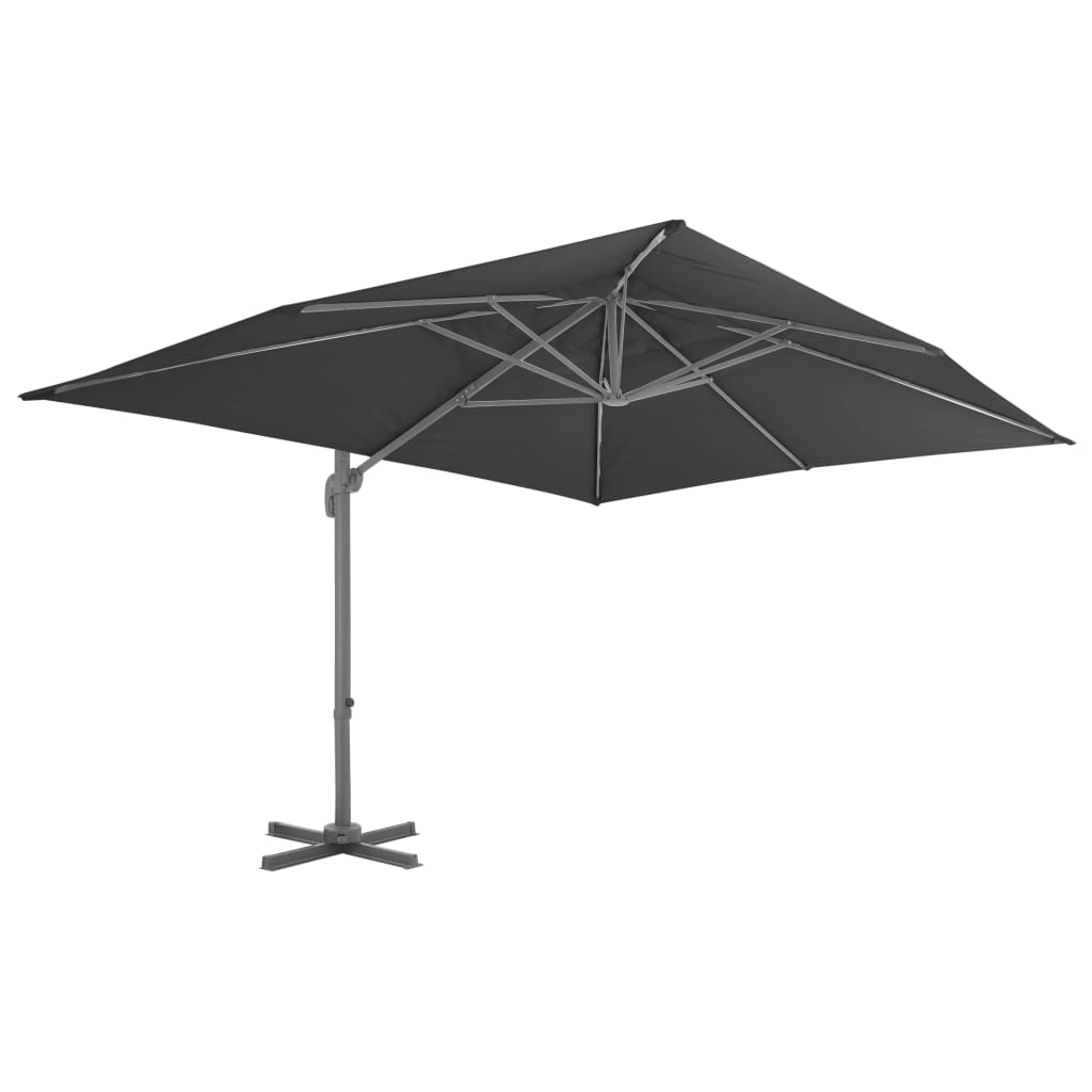 Cantilever Garden Parasol | Anthracite | Polyester | Large | Tiltable