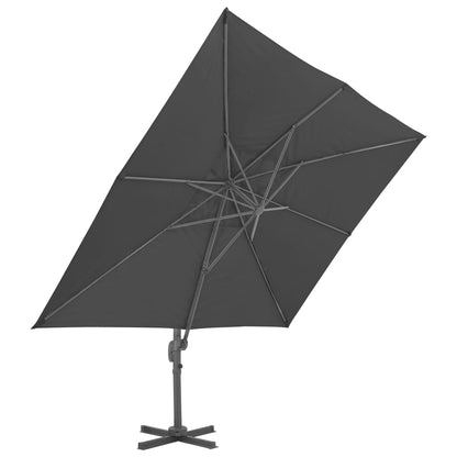 Cantilever Garden Parasol | Anthracite | Polyester | Large | Tiltable