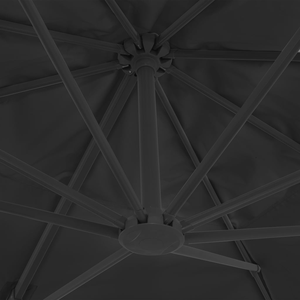 Cantilever Garden Parasol | Anthracite | Polyester | Large | Tiltable