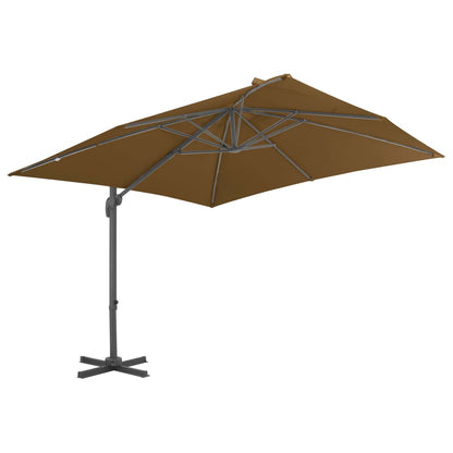 Cantilever Garden Parasol | Taupe | Powder-coated aluminium