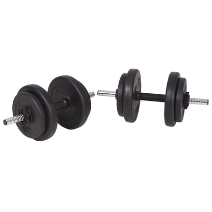 Weight Bench with Weight Rack, Barbell and Dumbbell Set 90 kg