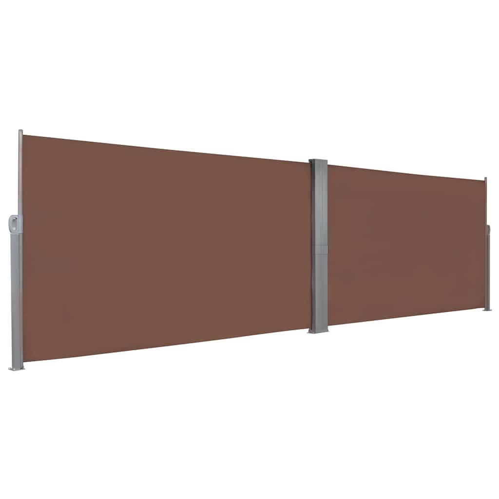 143681 vidaXL Retractable Side Awning 160x600 cm Brown