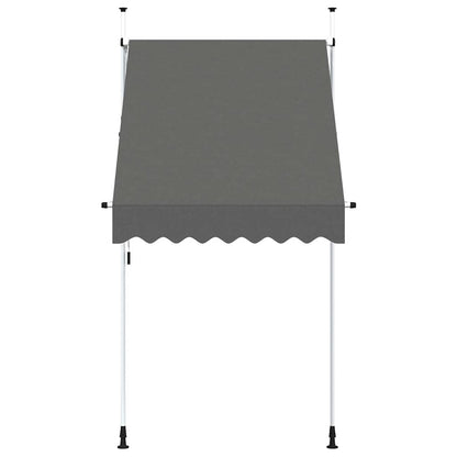 Manual Retractable Awning 150 cm Anthracite