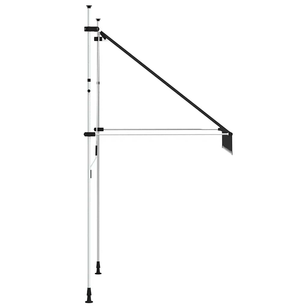 Retractable Awning | Anthracite | Polyester with PU coating, Steel