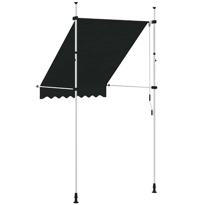 Retractable Awning | Anthracite | Polyester with PU coating, Steel